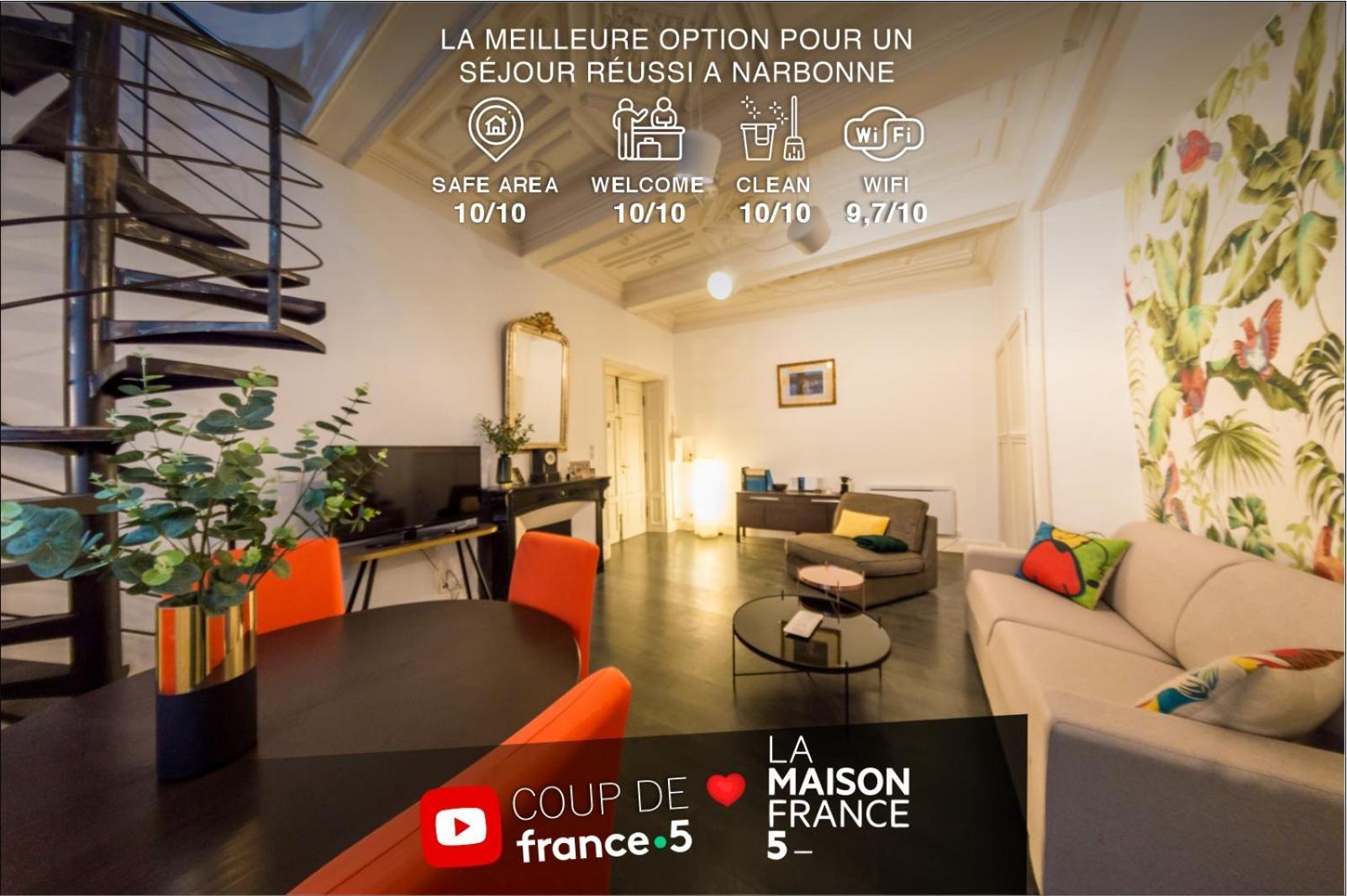 Retromirabeau - Chambre Suite & Appartements De Charme - Localisation Premium Narbona Exterior foto
