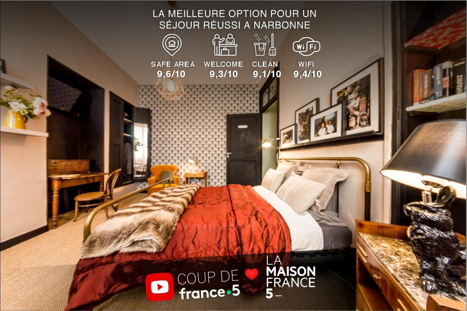 Retromirabeau - Chambre Suite & Appartements De Charme - Localisation Premium Narbona Exterior foto